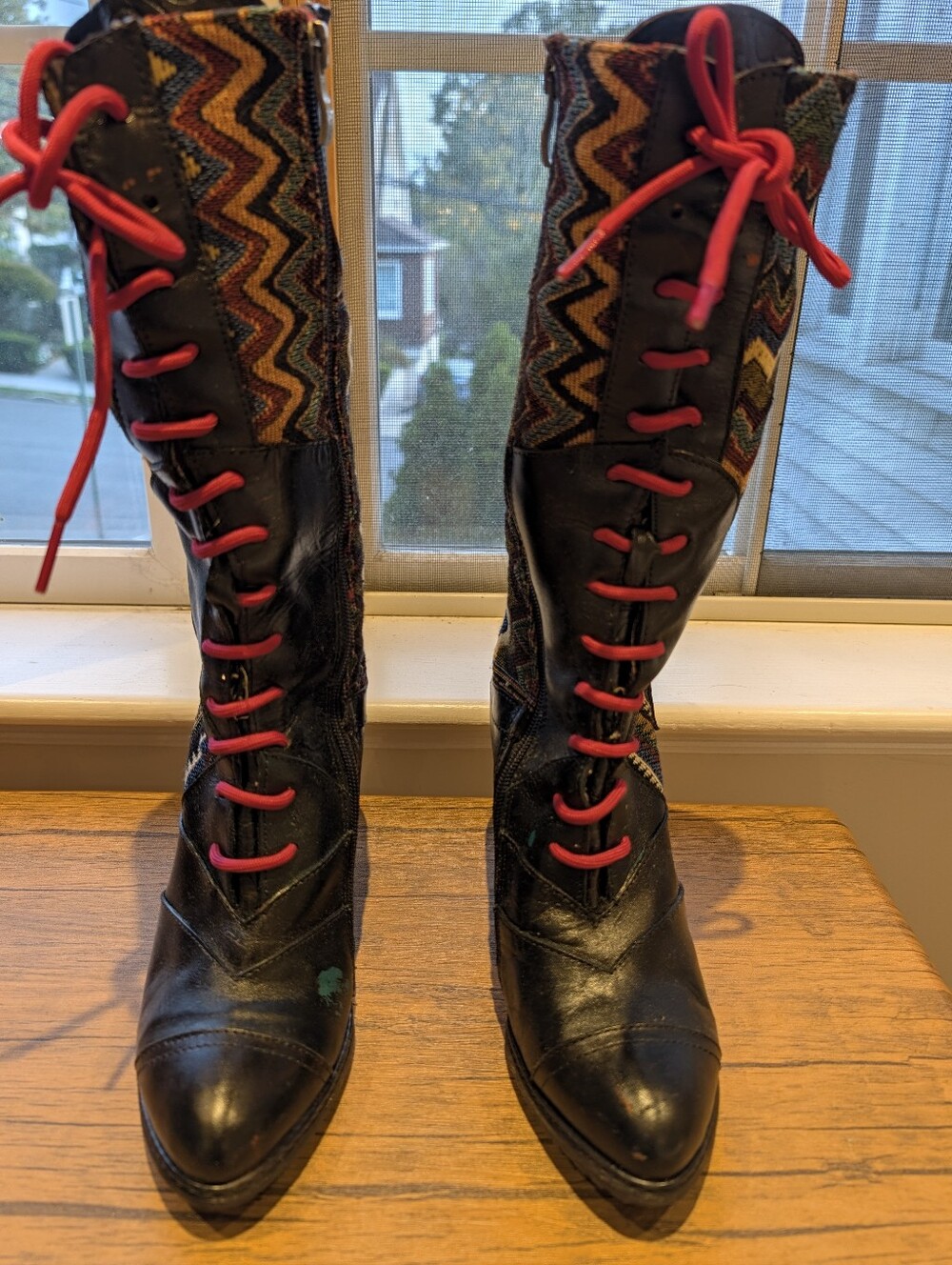 L'Artiste by Spring Step Malag Boots EU 37 US 6.5 Tapestry Leather Whimsigoth